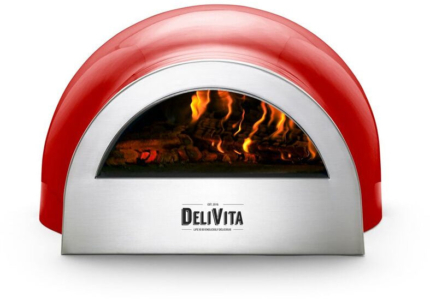 Portable Wood-Fired Pizza Oven - Chilli Red
