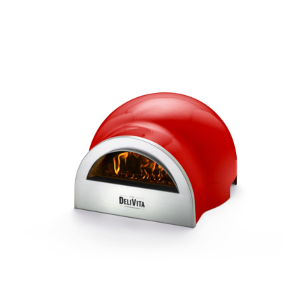 Portable Wood-Fired Pizza Oven - Chilli Red