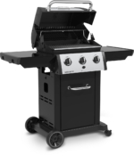 3-Burner Gas Barbecue 2,258 sq cm - Cast Aluminium Cookbox