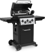 3-Burner Gas Barbecue 2,258 sq cm with Rear Burner & Rotisserie Kit