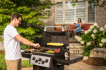 3-Burner Gas Barbecue 2,258 sq cm with Rear Burner & Rotisserie Kit