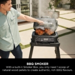 Ninja OG850UK Woodfire XL Electric BBQ Grill & Smoker - Black/Grey - Image 6