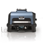 XL Electric BBQ Grill & Smoker with App Control - Black/Blue
