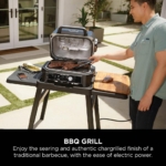 XL Electric BBQ Grill & Smoker with App Control - Black/Blue