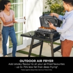 XL Electric BBQ Grill & Smoker with App Control - Black/Blue