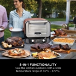Ninja OO101UK Ninja Woodfire Outdoor Oven, Artisan Pizza Maker and BBQ Smoker - Terracotta/Steel - Image 3