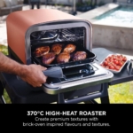 Ninja OO101UK Ninja Woodfire Outdoor Oven, Artisan Pizza Maker and BBQ Smoker - Terracotta/Steel - Image 4