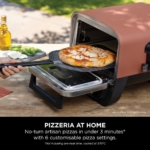 Ninja OO101UK Ninja Woodfire Outdoor Oven, Artisan Pizza Maker and BBQ Smoker - Terracotta/Steel - Image 5
