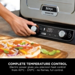 Ninja OO101UK Ninja Woodfire Outdoor Oven, Artisan Pizza Maker and BBQ Smoker - Terracotta/Steel - Image 7
