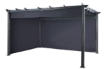 Aluminium Garden Pergola 4m x 3m - Retractable Canopy - Image 3
