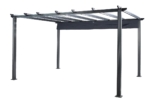 Aluminium Garden Pergola 4m x 3m - Retractable Canopy - Image 4