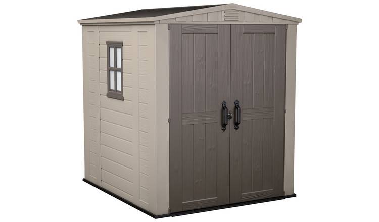 Factor Apex Garden Storage Shed 6 × 6 ft