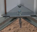 Apex Metal Garden Shed 6x6ft - Green