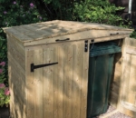 Apex Timber Double Wheelie Bin Store