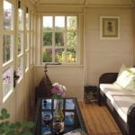 Traditional Timber Summerhouse - Honey Brown - Image 2