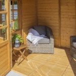 Traditional Timber Summerhouse - Honey Brown - Image 3