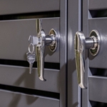 Contemporary Metal Triple Bin Store - Anthracite - Image 3