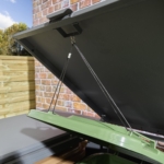 Contemporary Metal Triple Bin Store - Anthracite - Image 5
