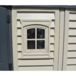 Vinyl Apex Storage Building 15x8ft with Foundation Kit, Windows & Side Door - Image 6