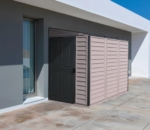 Lean-To Plastic Shed 4x8ft - Dual Entry