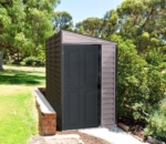 Lean-To Plastic Shed 4x8ft - Dual Entry