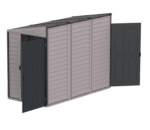 Lean-To Plastic Shed 4x8ft - Dual Entry
