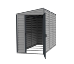 Lean-To Plastic Shed 4x8ft - Dual Entry