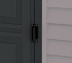 Lean-To Plastic Shed 4x8ft - Dual Entry