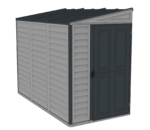 Lean-To Plastic Shed 4x8ft - Dual Entry