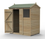 Overlap Reverse Apex Timber Shed 6x4ft