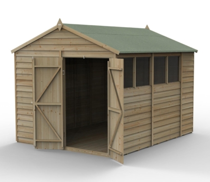 Overlap Timber Garden Shed 8x10ft