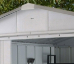 Apex Metal Garden Shed 6x6ft - Green