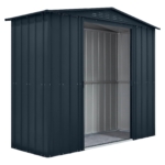 Apex Metal Garden Shed 8x3ft - Grey