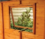 Shiplap Timber Garden Shed 5x7ft - Honey Brown