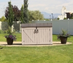 Low Garden Storage Box 6x3.5ft - Desert Sand