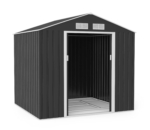 Apex Metal Garden Shed 7x6ft - Dark Grey