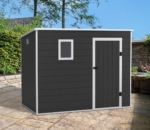 Pent Plastic Garden Shed 8x5ft