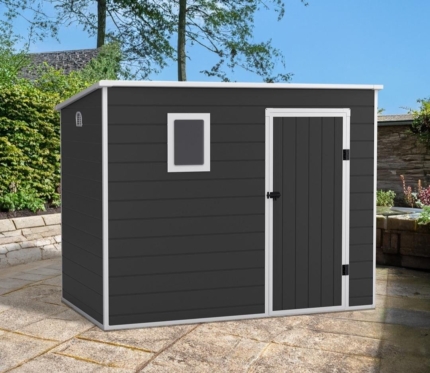 Pent Plastic Garden Shed 8x5ft