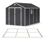 Apex Plastic Garden Shed 8x12ft