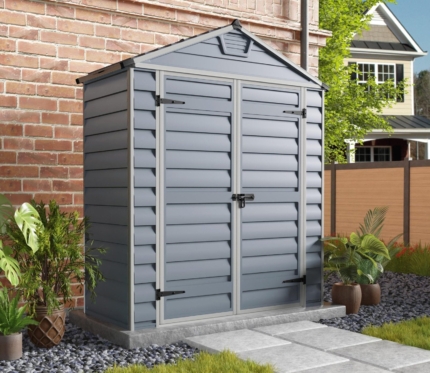 Polycarbonate Skylight Garden Shed 6x3ft - Anthracite