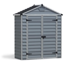 Polycarbonate Skylight Garden Shed 6x3ft - Anthracite