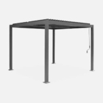 Aluminium & Steel Louvered Pergola 3m x 3m - Image 5