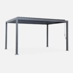 Aluminium & Steel Louvered Pergola 4m x 3m - Image 4