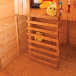Two-Storey Wooden Playhouse with Ladder - Image 3