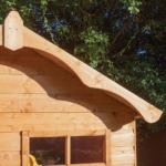 Two-Storey Wooden Playhouse with Ladder - Image 4
