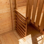 Children's Wooden Playhouse - Honey Brown - Image 4