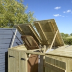 Shiplap Triple Wheelie Bin Store - Image 3