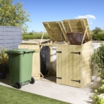 Shiplap Triple Wheelie Bin Store - Image 7