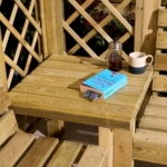 Timber Corner Garden Arbour - Image 3