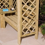 Timber Corner Garden Arbour - Image 4